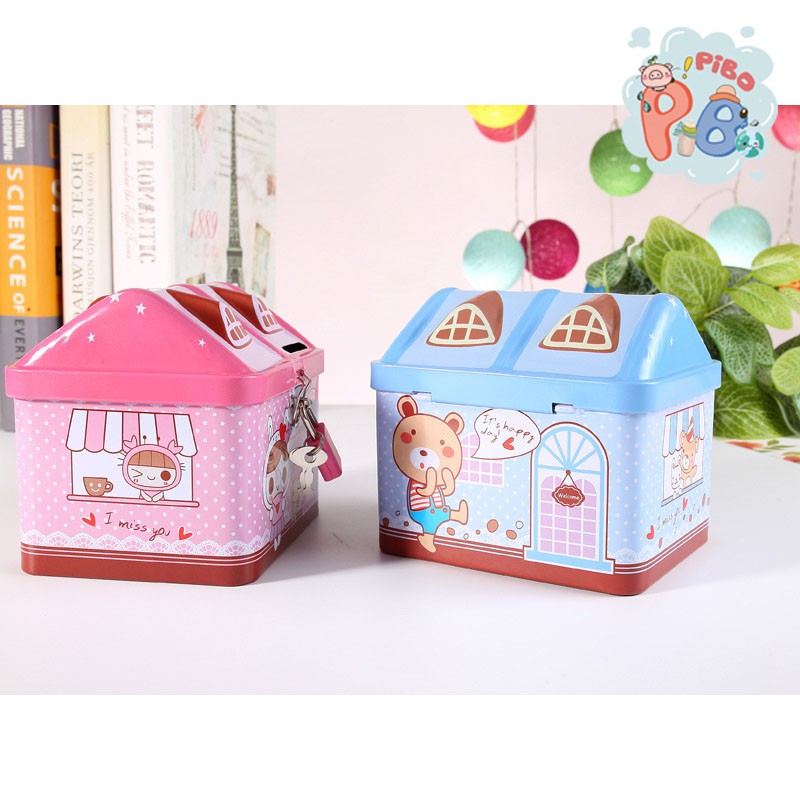 Két Sắt Mini Tiết Kiệm Tiền Hình Ngôi Nhà Có Khóa Siêu Ngộ Nghĩnh Cho Bé– Pibo Store | BigBuy360 - bigbuy360.vn