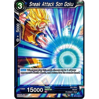 Thẻ bài Dragonball - TCG - Sneak Attack Son Goku / BT4-026'