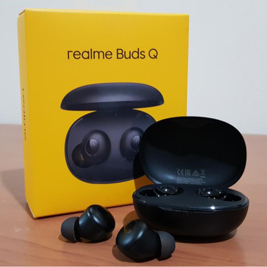 Tai Nghe Chơi Game Không Dây Realme Buds Q Chống Thấm Nước Âm Thanh Thấp Chất Lượng Cao