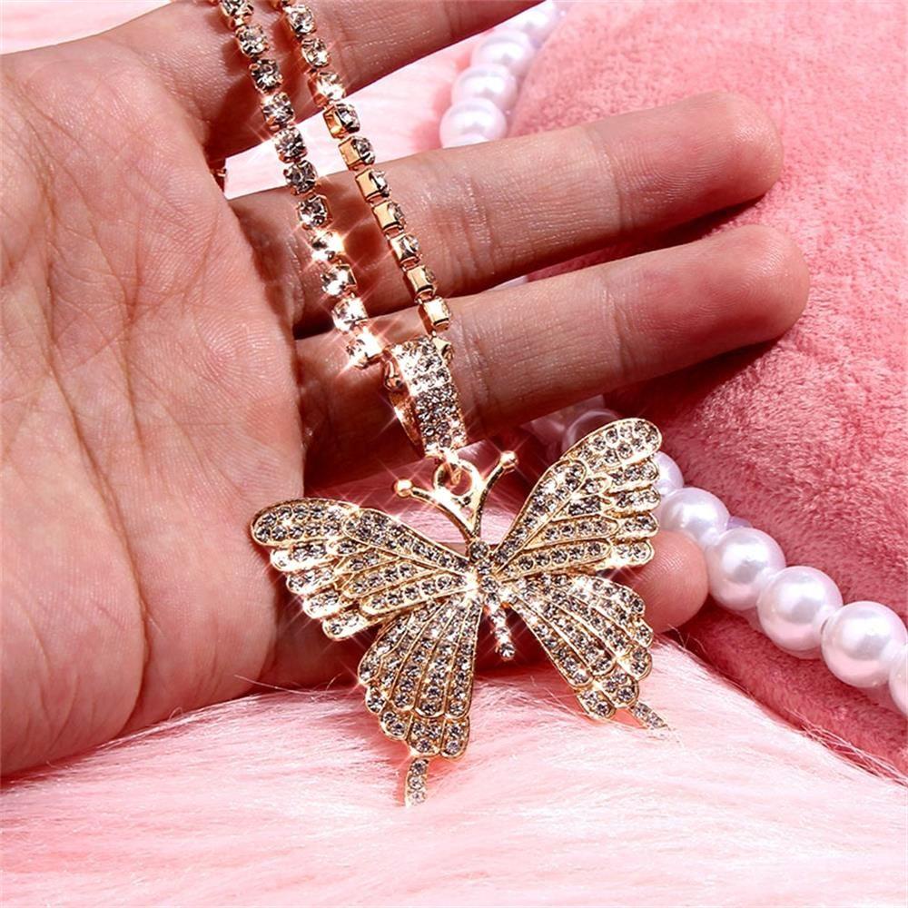 Dây Chuyền Mặt Hình Bướm Thời Trang Dành Cho Nữ|Vòng Cổ Choker Mặt Hình Bướm