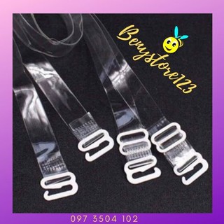 Dây Áo Trong suốt 💖𝑭𝑹𝑬𝑬𝑺𝑯𝑰𝑷💖 Dây Áo Tàng Hình Bản Tròn, Bản Dẹt