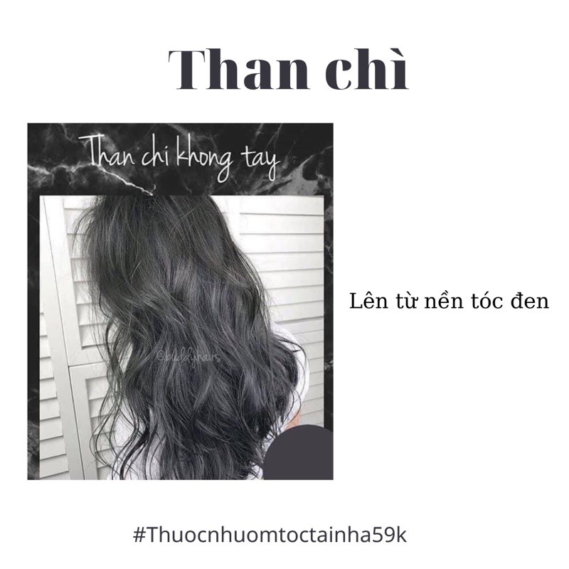 Thuốc Nhuộm tóc Màu than chì