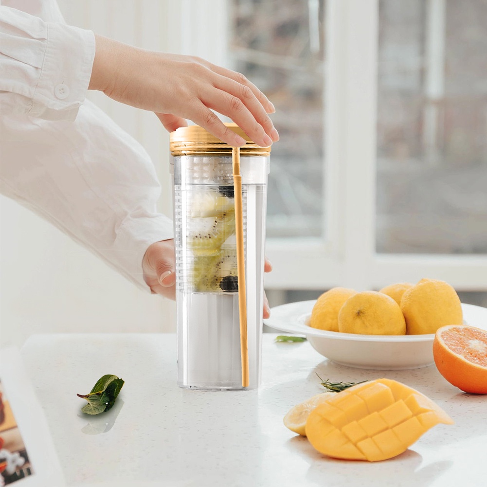 Bình Nước Dung Tích Lớn 700ml Kèm Ống Hút Và Bộ Lọc Cho Hoạt Động Ngoài Trời