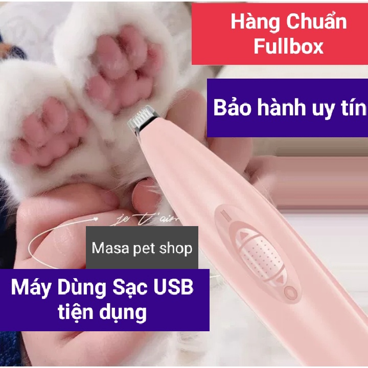 [HCM-Hỏa tốc] Tông đơ mini tỉa cạo lông bàn chân cho chó mèo - Sạc USB - Hàng Cao Cấp Bảo hành uy tín