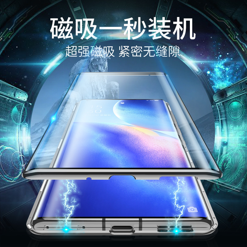 Ốp Điện Thoại Kính Cường Lực Hai Mặt Kèm Miếng Dán Ống Kính Cho Oppo Reno5 Case Reno 5 Pro + | BigBuy360 - bigbuy360.vn