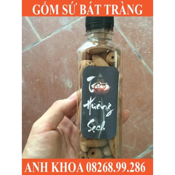 Nụ Trầm hương khói ngược - Gốm sứ Bát Tràng Anh Khoa