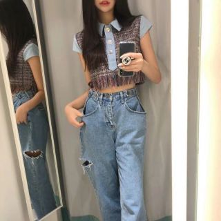 Short top Jennie Ảnh thật