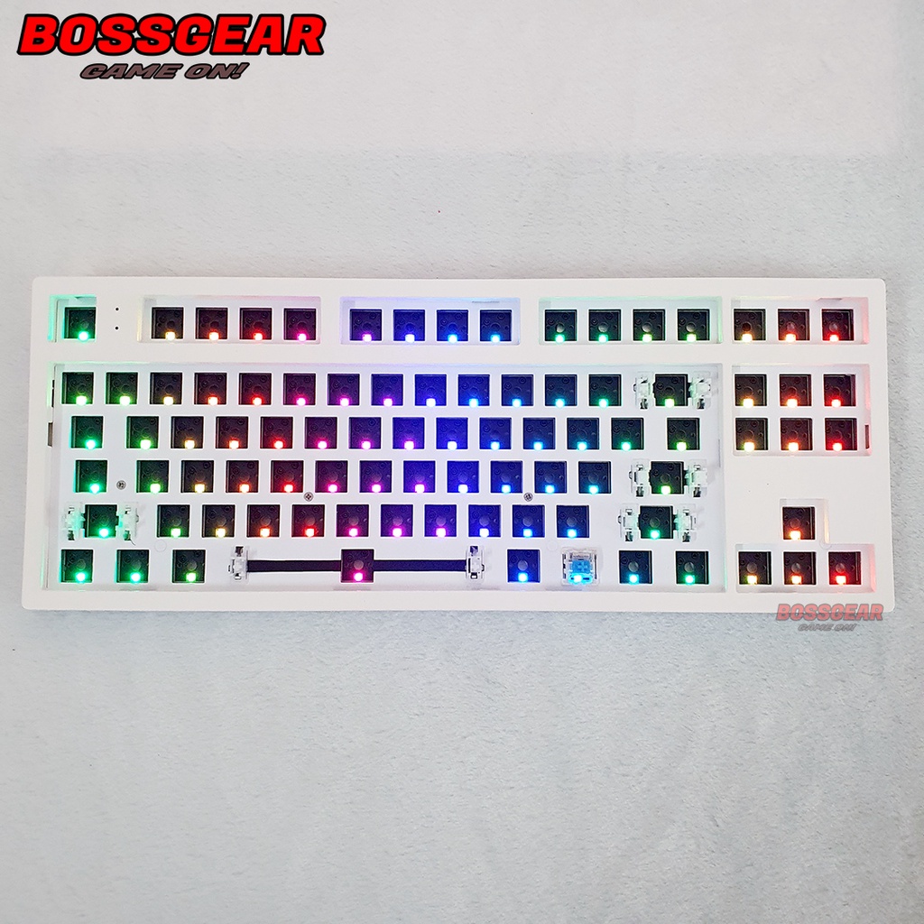 KIT Custom bàn phím cơ FL MK870 3 Modes Mạch Xuôi LED RGB Chính hãng ( hotswap Blue tooth, 2.4ghz, Type-c )