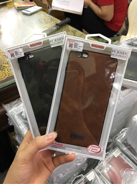 Ốp lưng Sulada da iphone 6 Plus chính hãng in logo