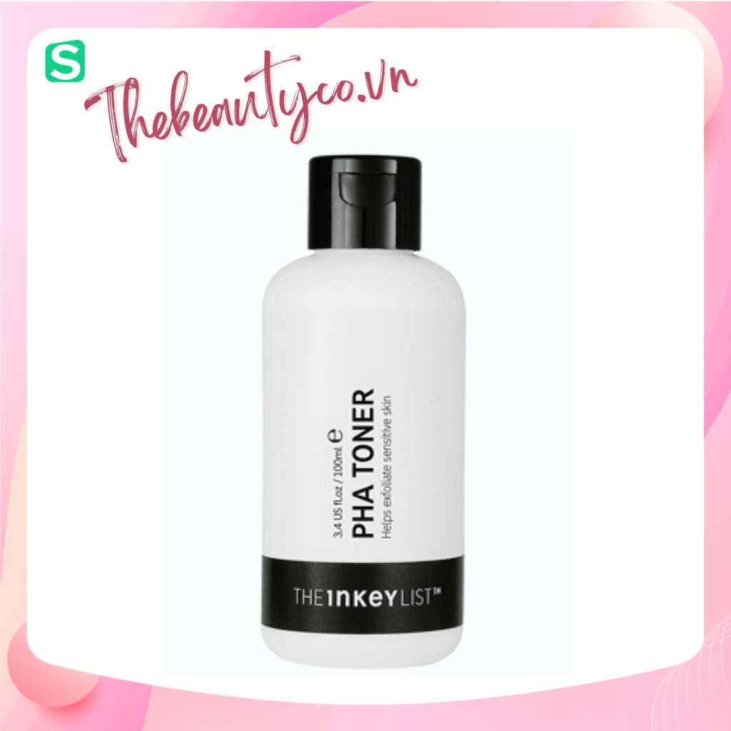 (Bill Mỹ) The INKEY List PHA Toner nước hoa hồng