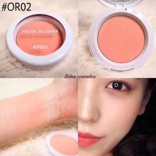 🍑Phấn má hồng A’pieu Pastel màu #Or02 #Cam siêu yêu 🍑