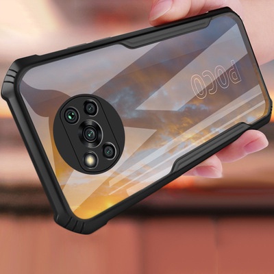 Ốp Điện Thoại Trong Suốt Có Đệm Khí Chống Sốc Cho Xiaomi Mi POCO X4 M4 X3 M3 Pro X2 X3 GT F3 C40 C31 4G 5G
