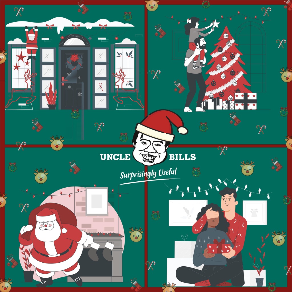 Hộp Quà Kraft Kèm Dây Uncle Bills hình vuông/hình tròn XP0039