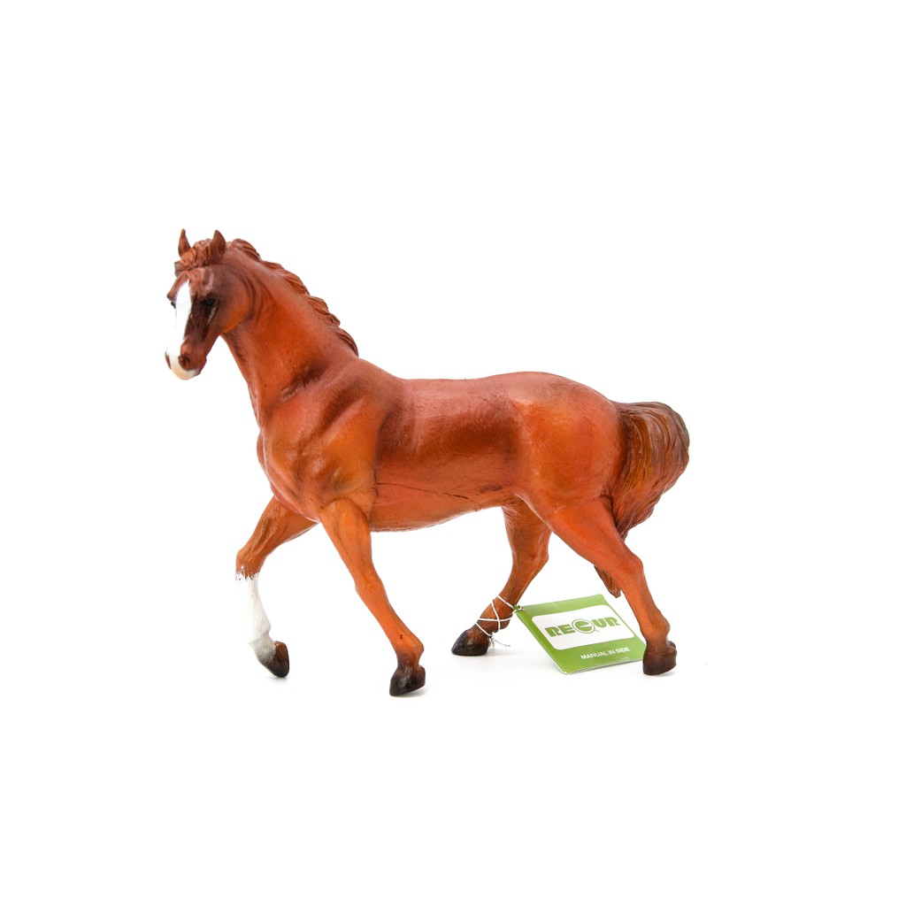 Đồ chơi mô hình động vật cho bé Recur DW330 - hình chú ngựa màu nâu (Arabian Horse) - TOYS HOUSE