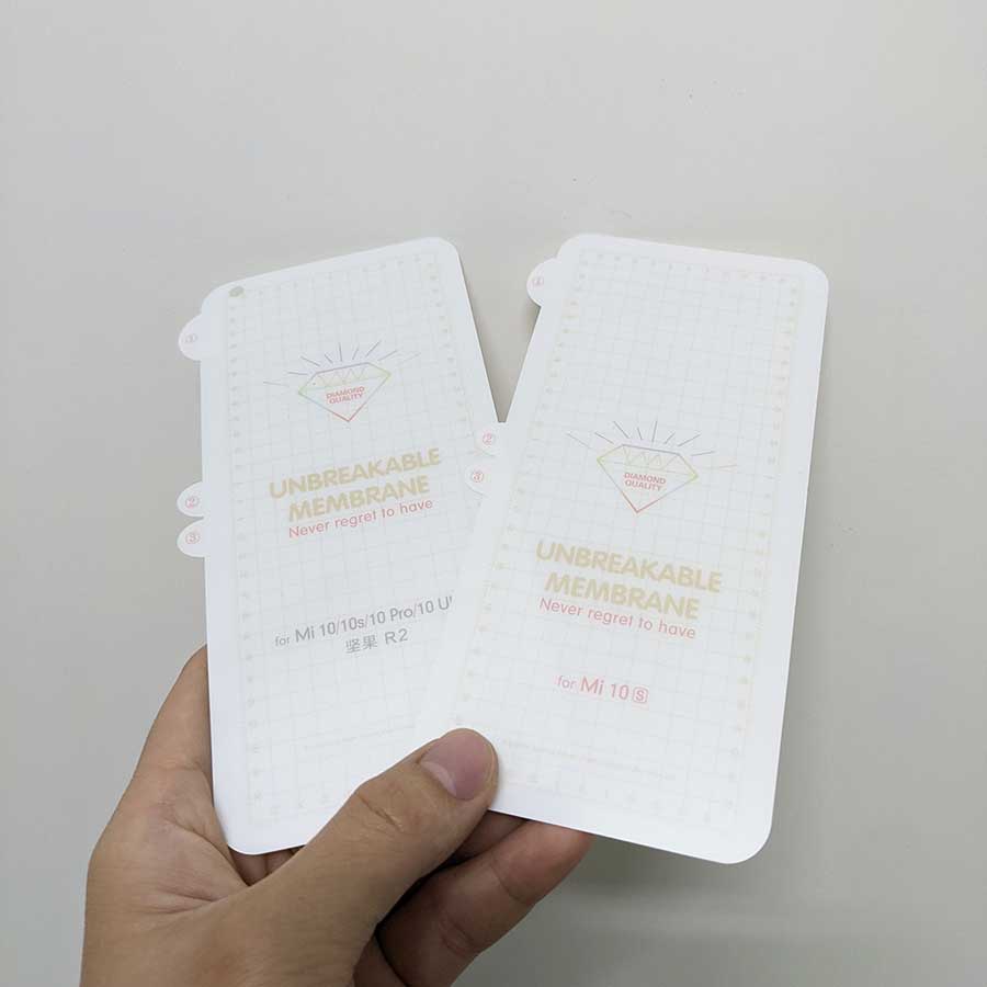 Miếng dán dẻo PPF Xiaomi Mi 10S chống xước màn hình và mặt lưng