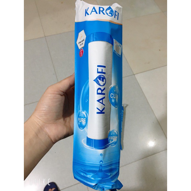 Bộ 3 lõi lọc nước số 1 Karofi lắp cho máy lọc nước Karofi cam kết hàng chính hãng