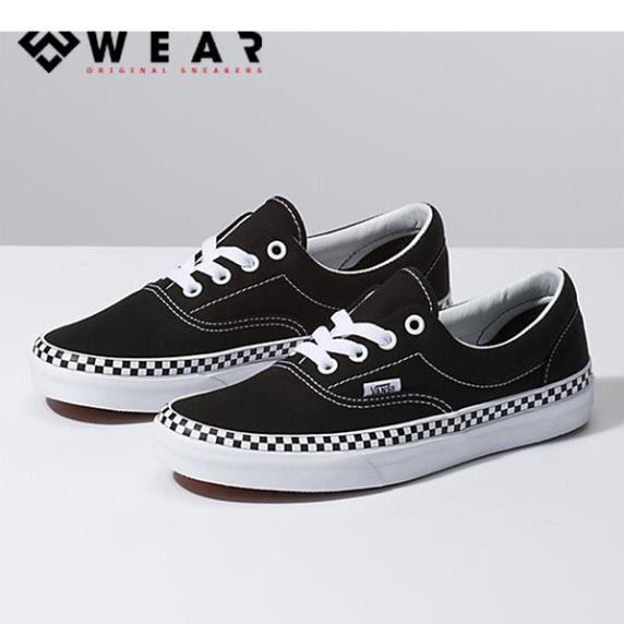 Giày Sneaker Unisex Vans Check Foxing Era Black White - VN0A38FRVOS