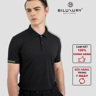  Áo polo nam Biluxury 4APCT016DEN chuẩn form slimfit lịch lãm trẻ trung