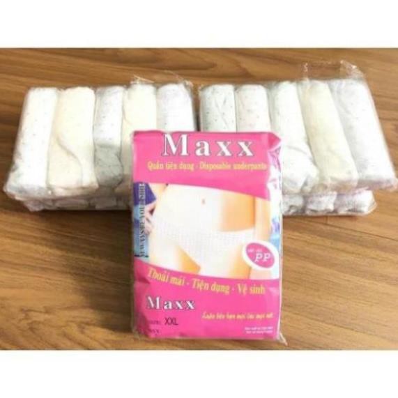 Set 5 quần lót giấy Maxx dùng 1 lần (đủ size)