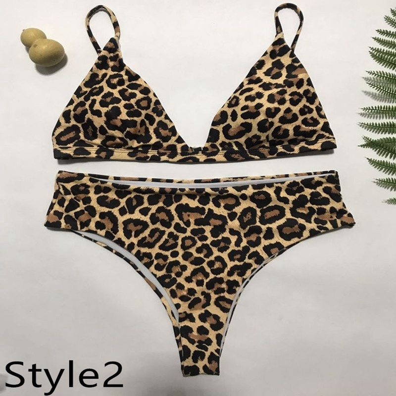 Bikini Hoạ Tiết Da Báo Kèm Mút Nâng Ngực Cho Phái Nữ | BigBuy360 - bigbuy360.vn