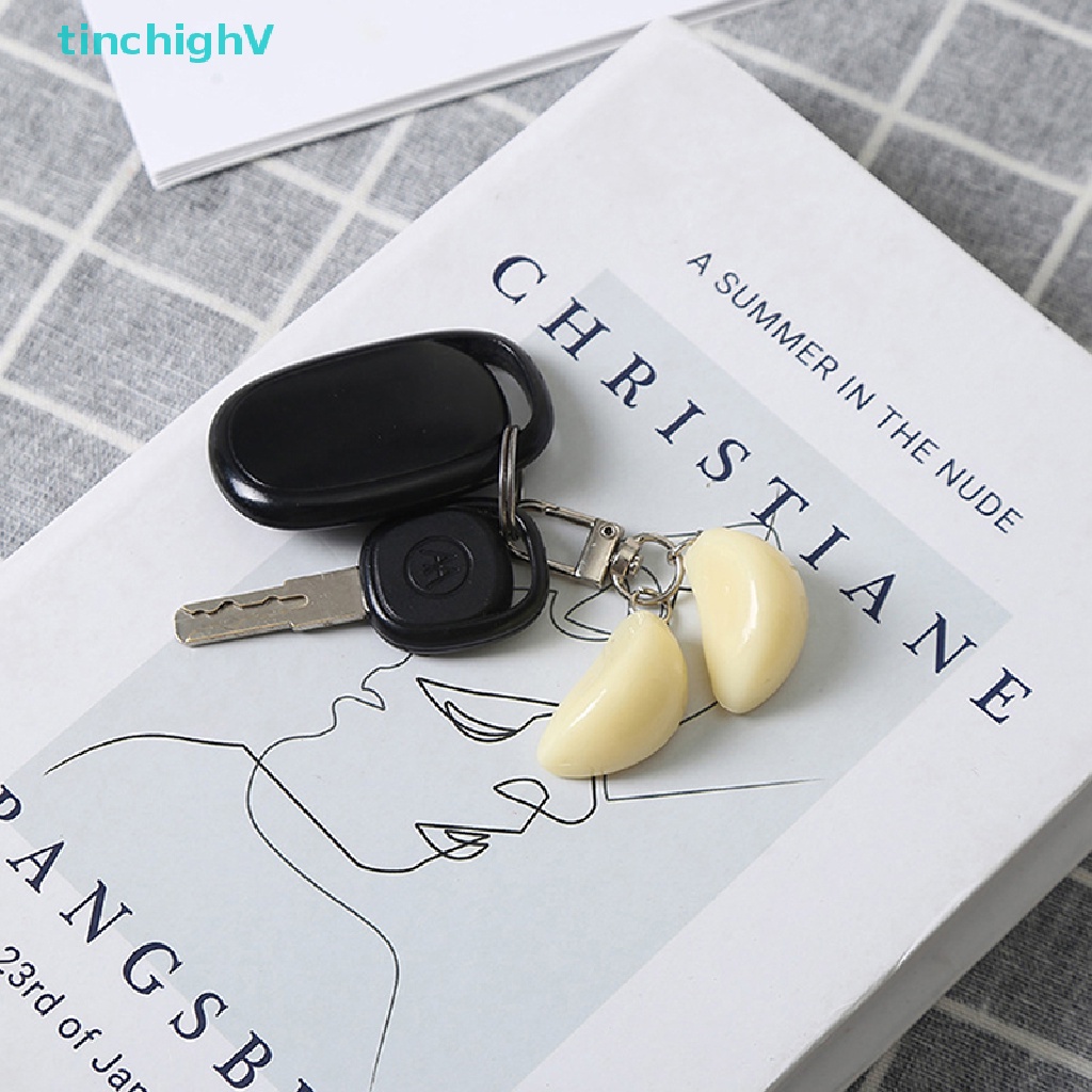 [TinchighV] 1: 1 Móc Khóa Giả Tỏi / Rau Củ Có Khóa Tôm Hùm Vui Nhộn Trang Trí Túi Xách / Điện Thoại