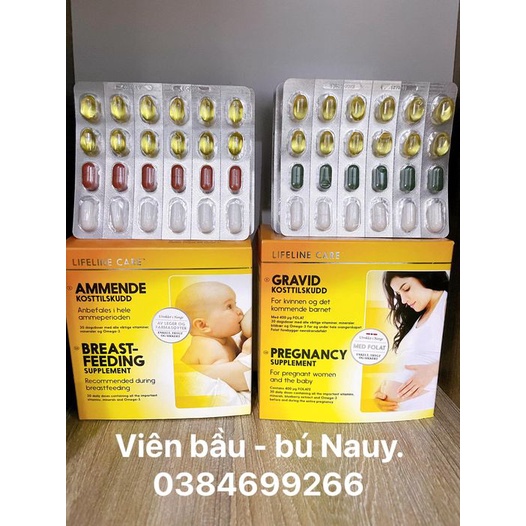 Viên uống LIFELINE CARE Vitamin Cho Phụ Nữ Mang Thai và sau sinh