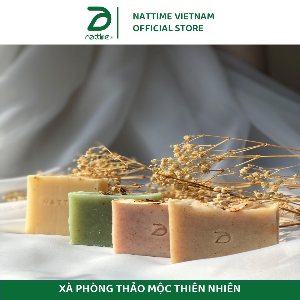 Xà Phòng Tắm Thiên Nhiên Thảo Mộc Lành Tính Nattime (Nhiều mùi hương)