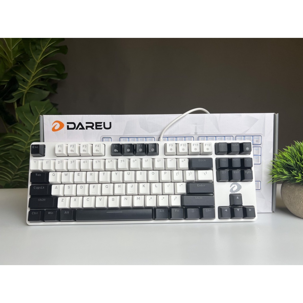 Bàn phím cơ red switch brown switch blue switch led đổi màu 87 phím Dareu EK87 có dây bảo hành chính hãng 24 tháng