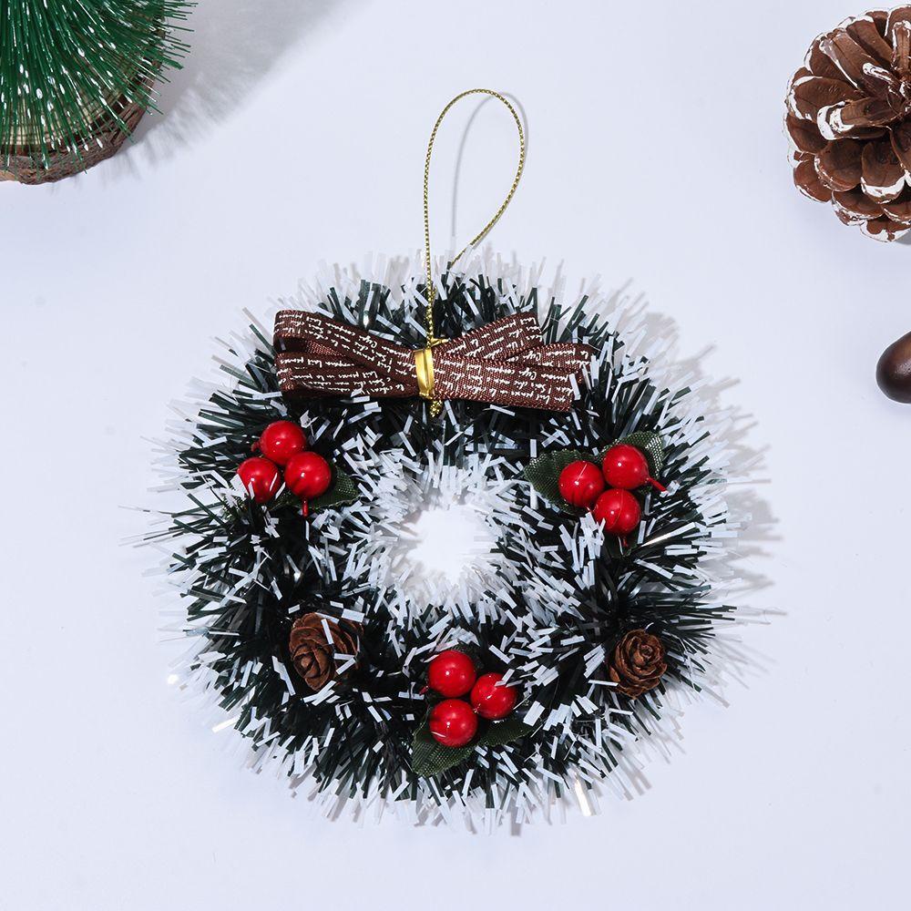Vòng Hoa Nhân Tạo Treo Cửa Trang Trí Giáng Sinh