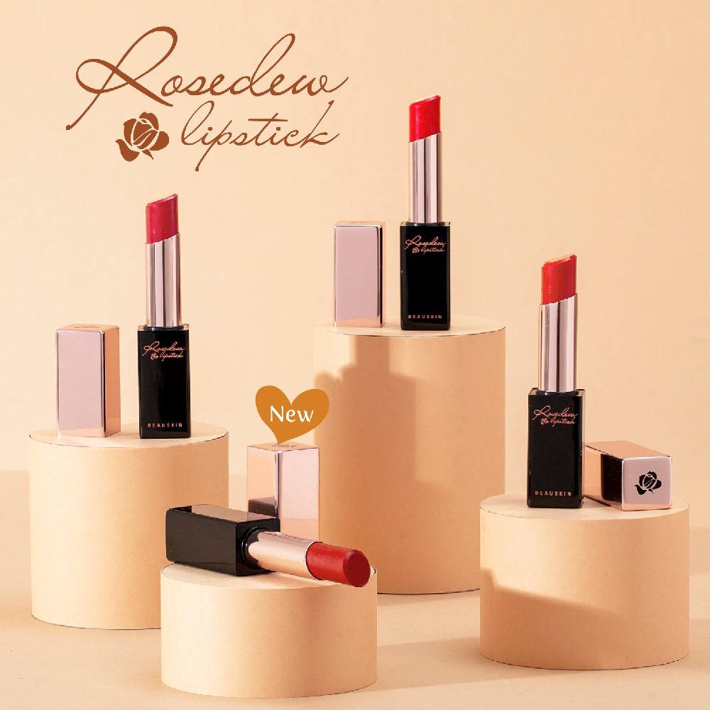 Son lì Beauskin Rosedew Matte Creamy Lipstick 03 3.5g