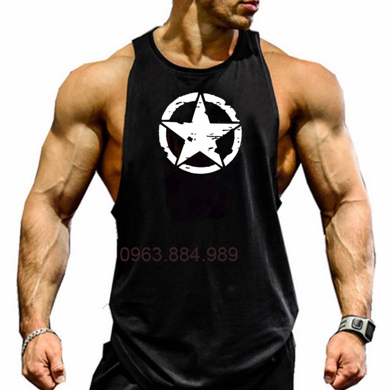 Áo ba lỗ A.102 tập GYm, thoáng mát cho anh em chất cotton nhẹ nhàng, mỏng thoáng mát, cho anh em chơi thể thao, tập gym