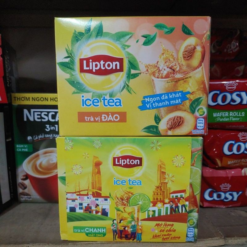 Trà chanh Lipton Ice Tea Hộp 224g (14g x 16 gói)
