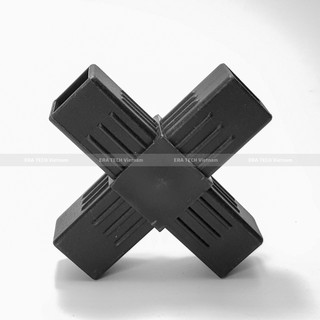 COMBO 4 Cút nối góc chữ thập, khớp nối nhựa PVC, cút góc nối ống vuông CV119