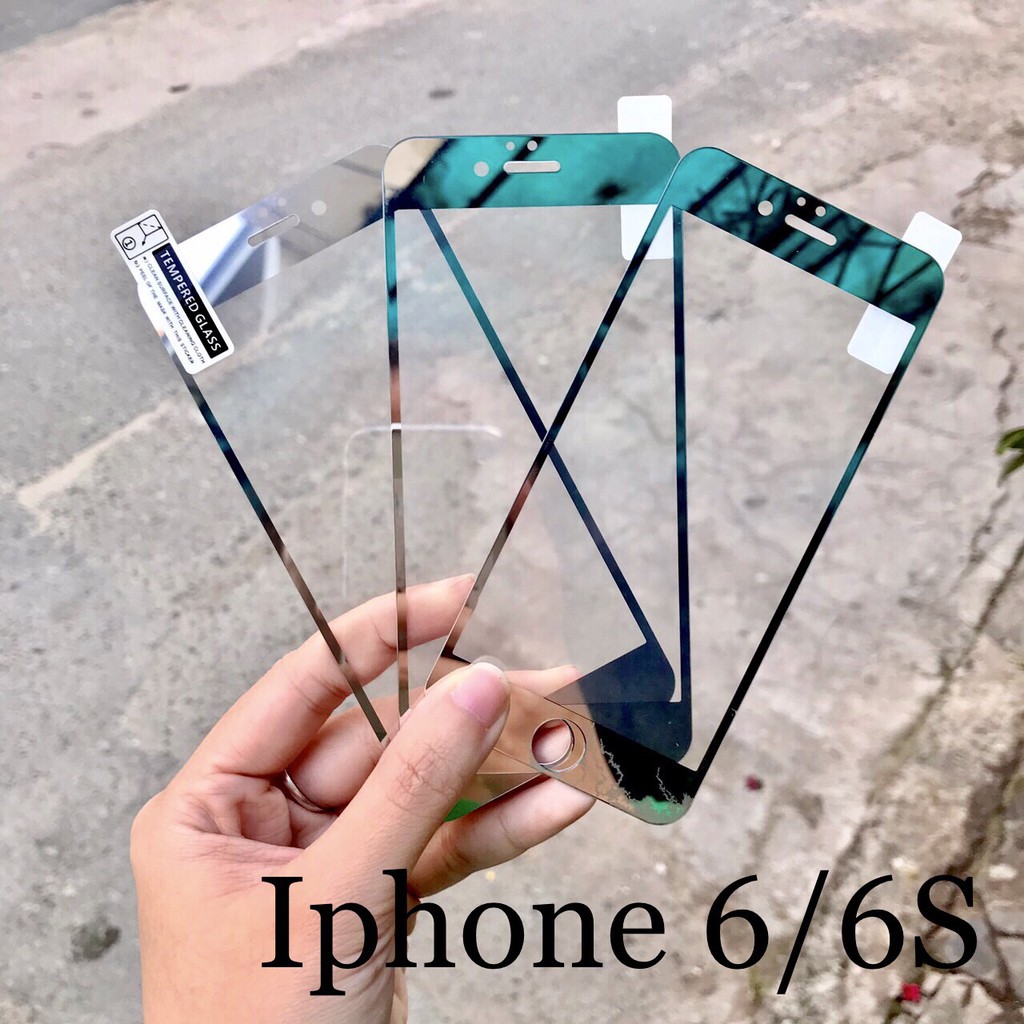 Mặt kính màn hình cường lực tráng gương iphone 5/5s/6/6s/6plus/6splus