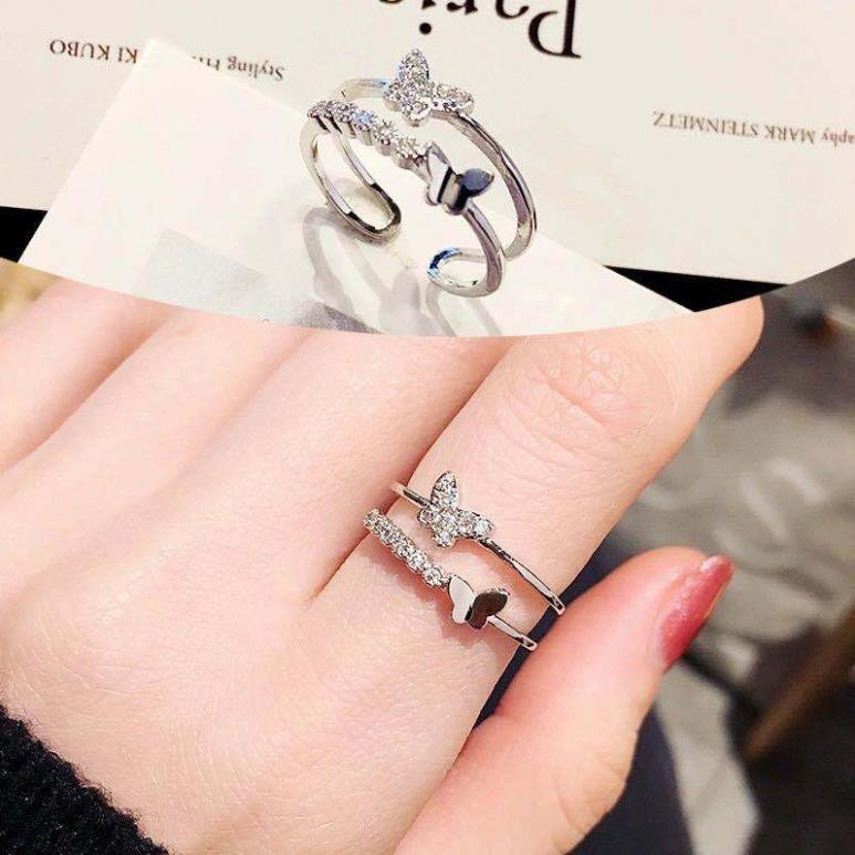 ❤️𝐁𝐀̣𝐂 𝟗𝟐𝟓❤️Nhẫn bạc nữ, nhẫn nữ cá tính