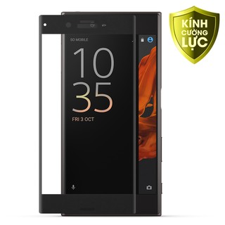 Miếng dán kính cường lực Sony Xperia XZ Full màn hình viền (Đen) trong suốt