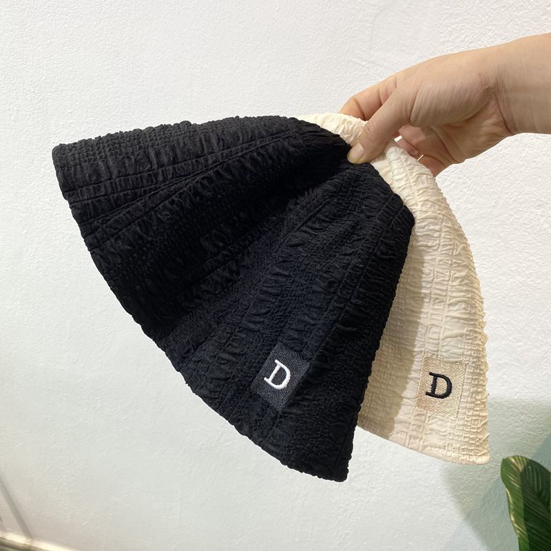 Mũ Bucket Vải Chữ D Siêu Xinh