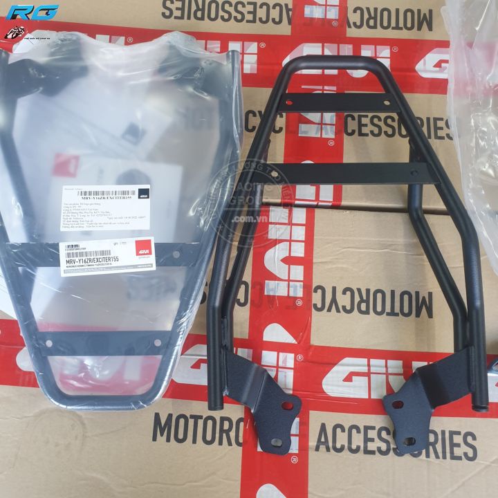 Cảng Sau Exciter 155 MRV Cảng Givi Exciter 155 Chính Hãng Thép Sơn Tĩnh Điện Lắp Thùng Sau GIVI,chính hãng Givi