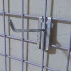 Móc treo lưới sắt vuông 10cm - Móc treo hàng siêu thị 10cm