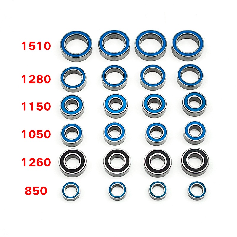 Bộ Vòng Bi Kim Loại Chống Nước Chống Bụi Cho Xe TAMIYA TT01 TT02 G6-01 GF01 CC01 CC02 CW-01 WR-02