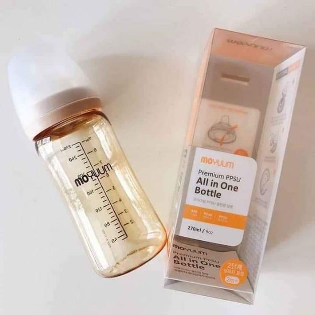 BÌNH SƯAZ MOYUUM 270ML( kèm núm 2)