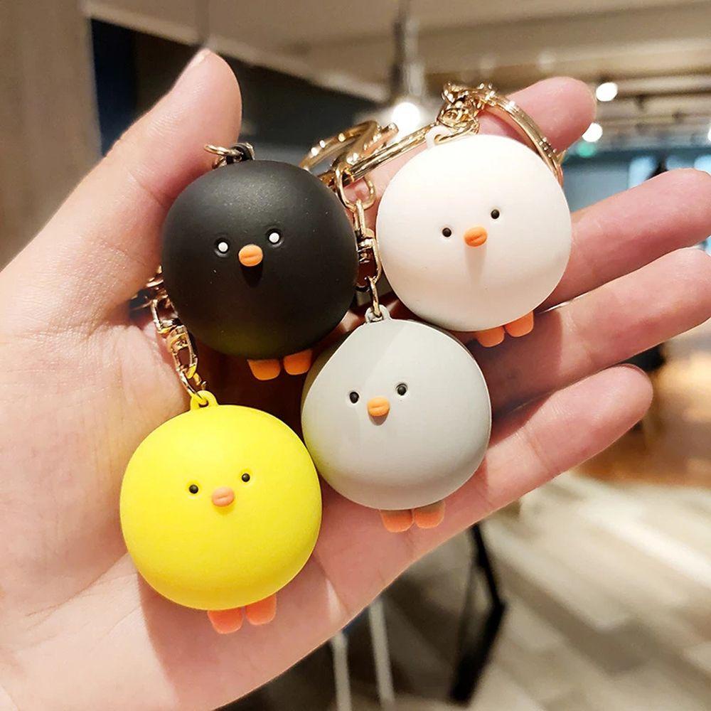 Móc Khóa Hình Gà Con Xinh Xắn Dễ Thương