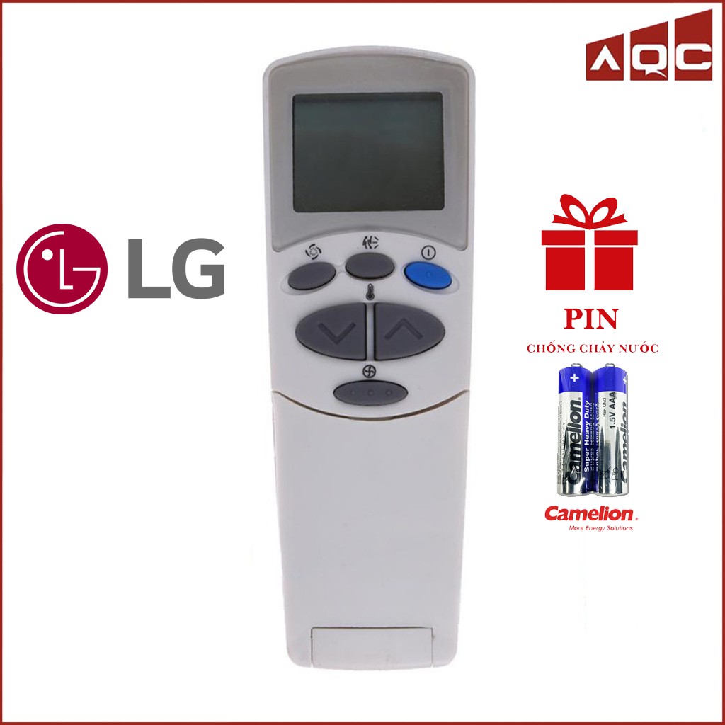 Remote/ khiển điều hoà, máy lạnh LG có 6 NÚT, LẮP CÀI