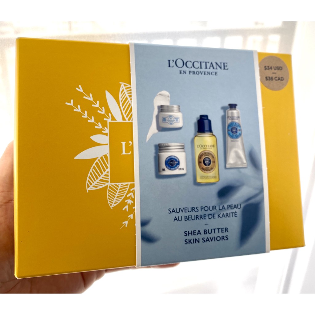 [BILL US/FR] Bộ 4 món L'OCCITANE Shea Butter Skin Saviors Discovery Kit, Limited Edition