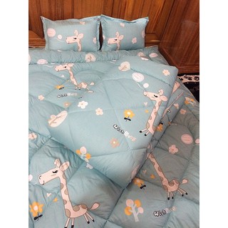 Set ga gối chăn phao poly