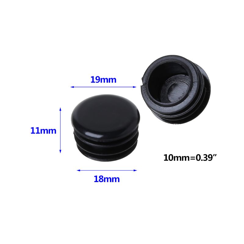 Set 2 nút chặn đầu tay lái xe đạp MTB bằng nhựa chống bụi