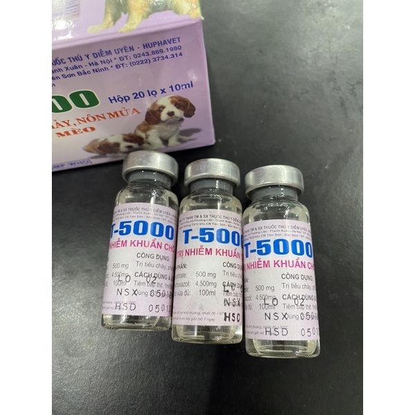 [THÚ Y]10ml T-5000  trên chó ,mèo