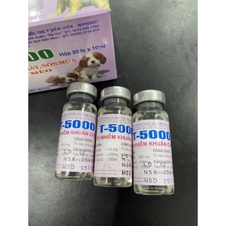 10ml t-5000 trên chó ,mèo