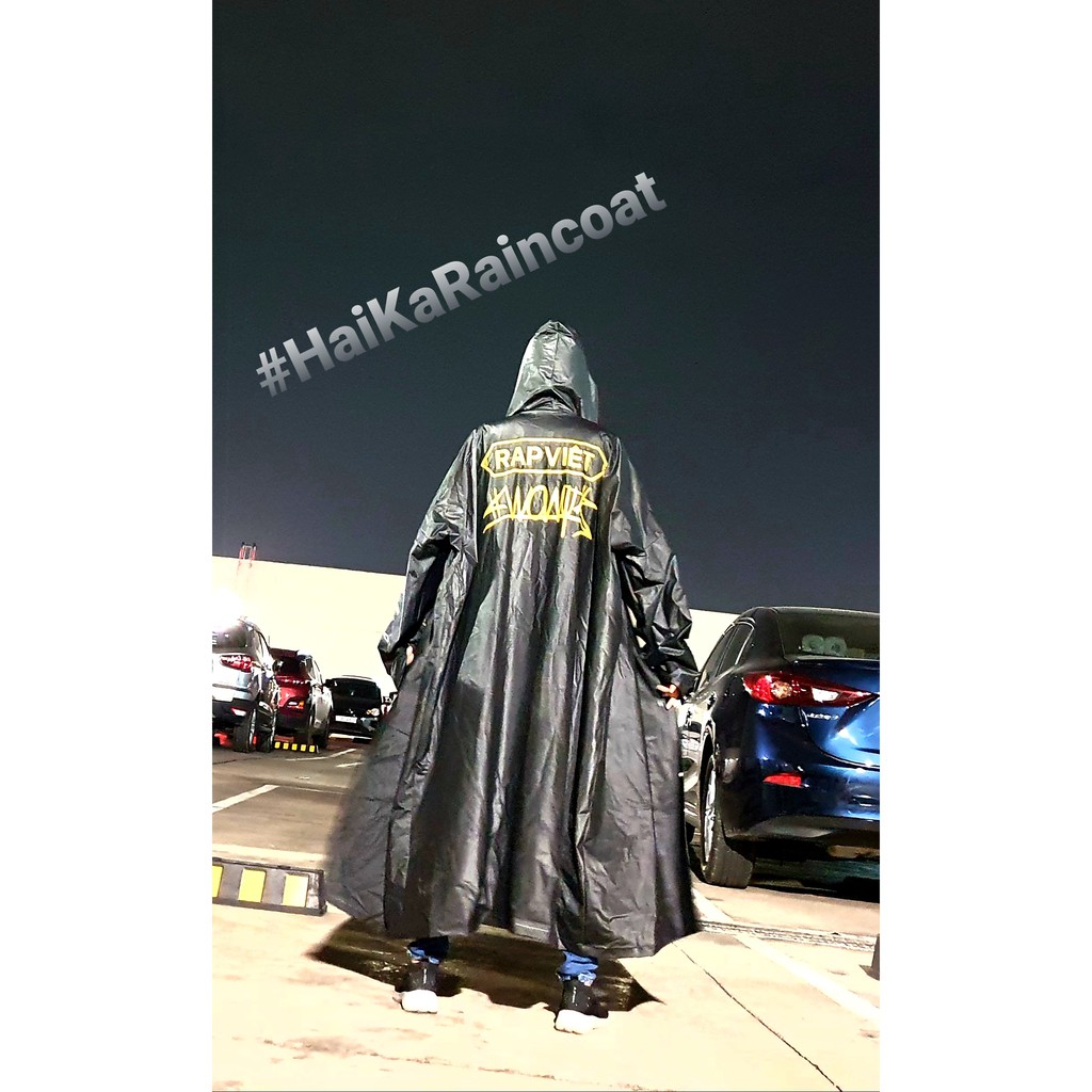 Áo mưa Măng Tô Dây Kéo  - Rapper - Phong cách/Cá tính - Chất nhựa PVC cao cấp Đài Loan