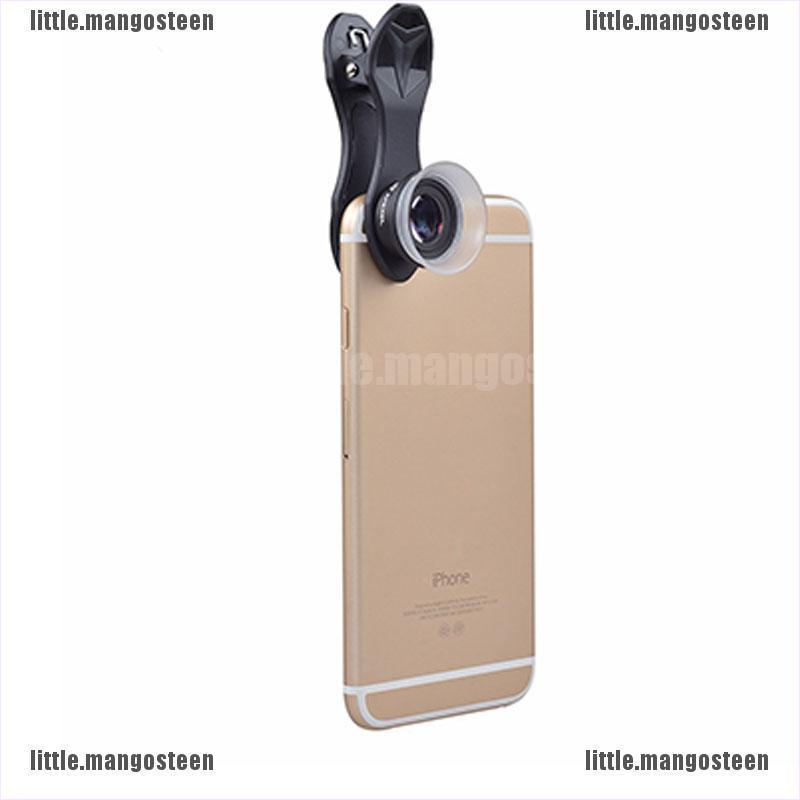 [Mango] 2In1 Clip-On Phone Lens 12X Macro+24X Super Macro Lens kit For Smartphones